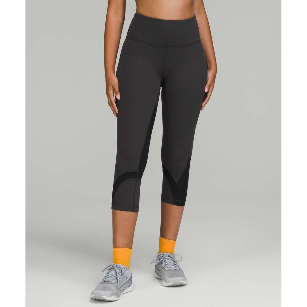 Lululemon Throwback Inspire‎ High-Rise Crop 21" - Size 8